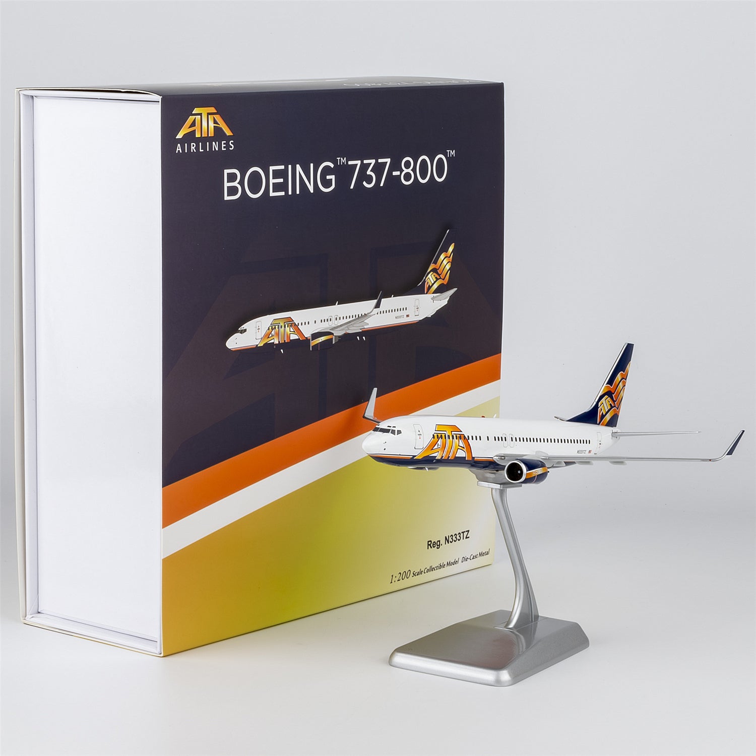 1/200 ATA Airlines Boeing 737-800 N333TZ NG08069 - cover